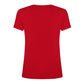 Scervino Street Red Cotton T-Shirt with Glitzy Logo Detail