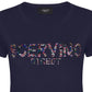 Scervino Street Blue Cotton Women T-Shirt