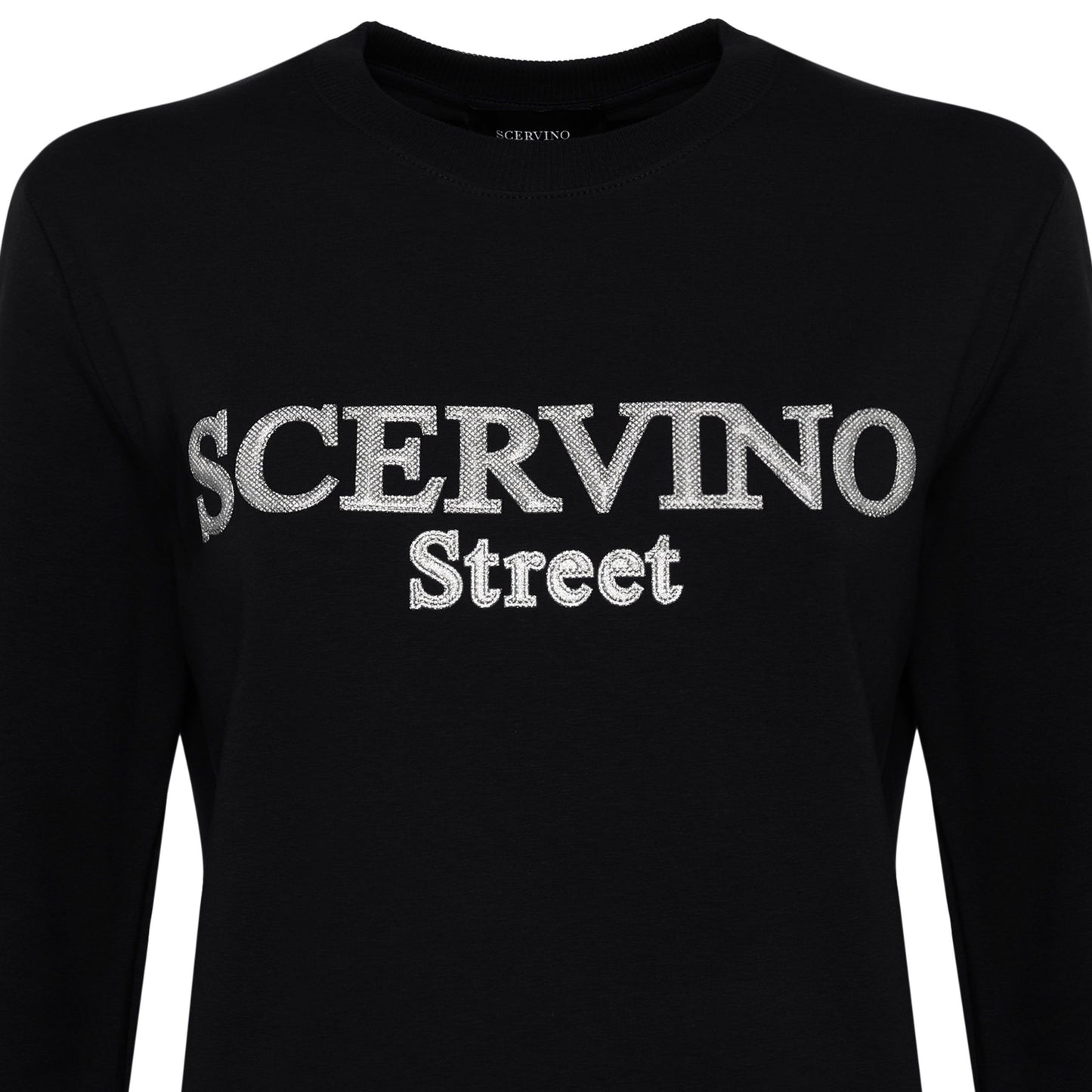 Scervino Street Black Cotton Women Sweater