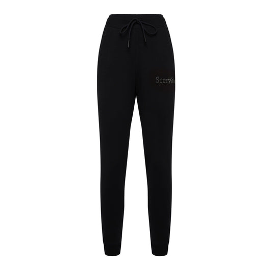 Scervino Street Black Cotton Women's Pants