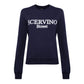 Scervino Street Blue Cotton Women Sweater