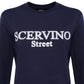 Scervino Street Blue Cotton Women Sweater