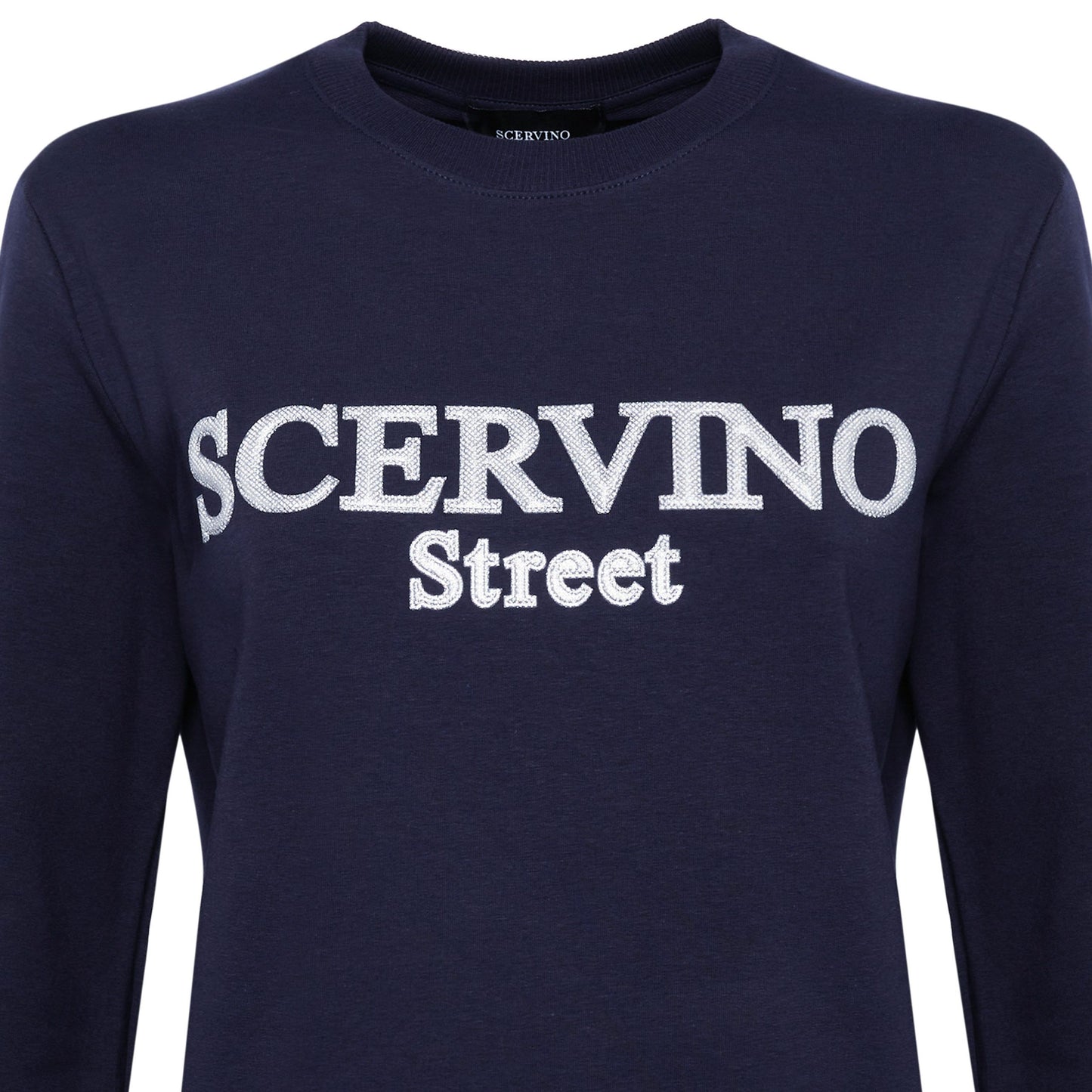 Scervino Street Blue Cotton Women Sweater