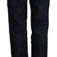 Ermanno Scervino Chic Dark Blue Mid Waist Jeans