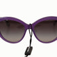 Dolce & Gabbana Chic Purple Cat-Eye Women's Sunglasses