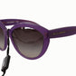 Dolce & Gabbana Chic Purple Cat-Eye Women's Sunglasses