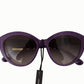 Dolce & Gabbana Chic Purple Cat-Eye Women's Sunglasses