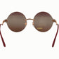 Dolce & Gabbana Elegant Gold and Brown Designer Sunglasses