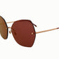 Dolce & Gabbana Elegant Gold-Toned UV Protection Sunglasses