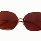 Dolce & Gabbana Elegant Gold-Toned UV Protection Sunglasses