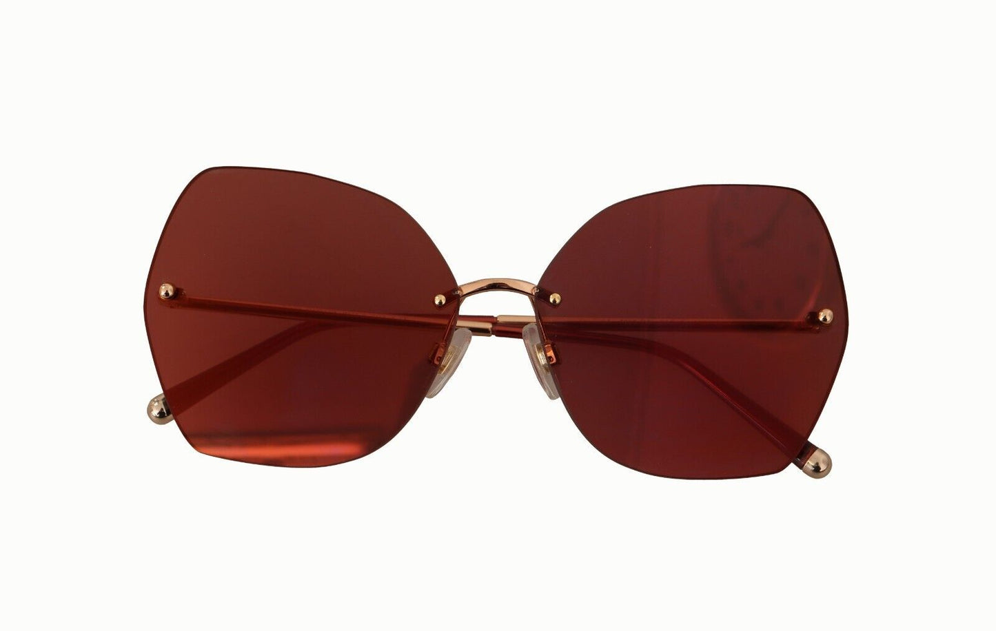 Dolce & Gabbana Elegant Gold-Toned UV Protection Sunglasses