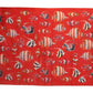 Dolce & Gabbana Elegant Red Fish Print Cotton Scarf