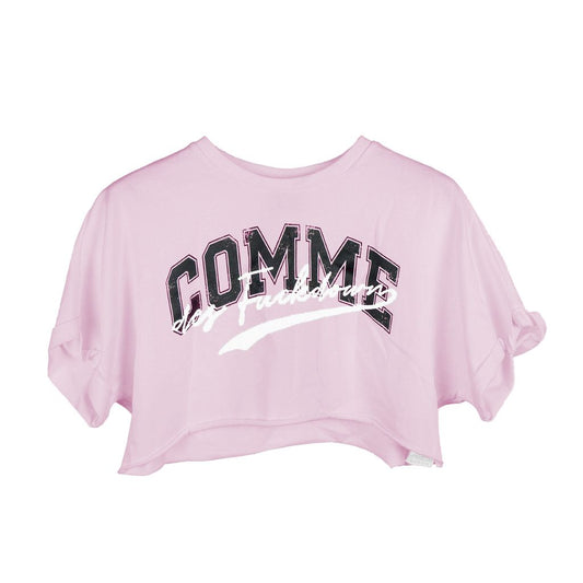 Comme Des Fuckdown Pink Cotton Men's T-Shirt