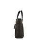 COACH Alice Small Brown Black Crossgrain Leather Satchel Crossbody Bag