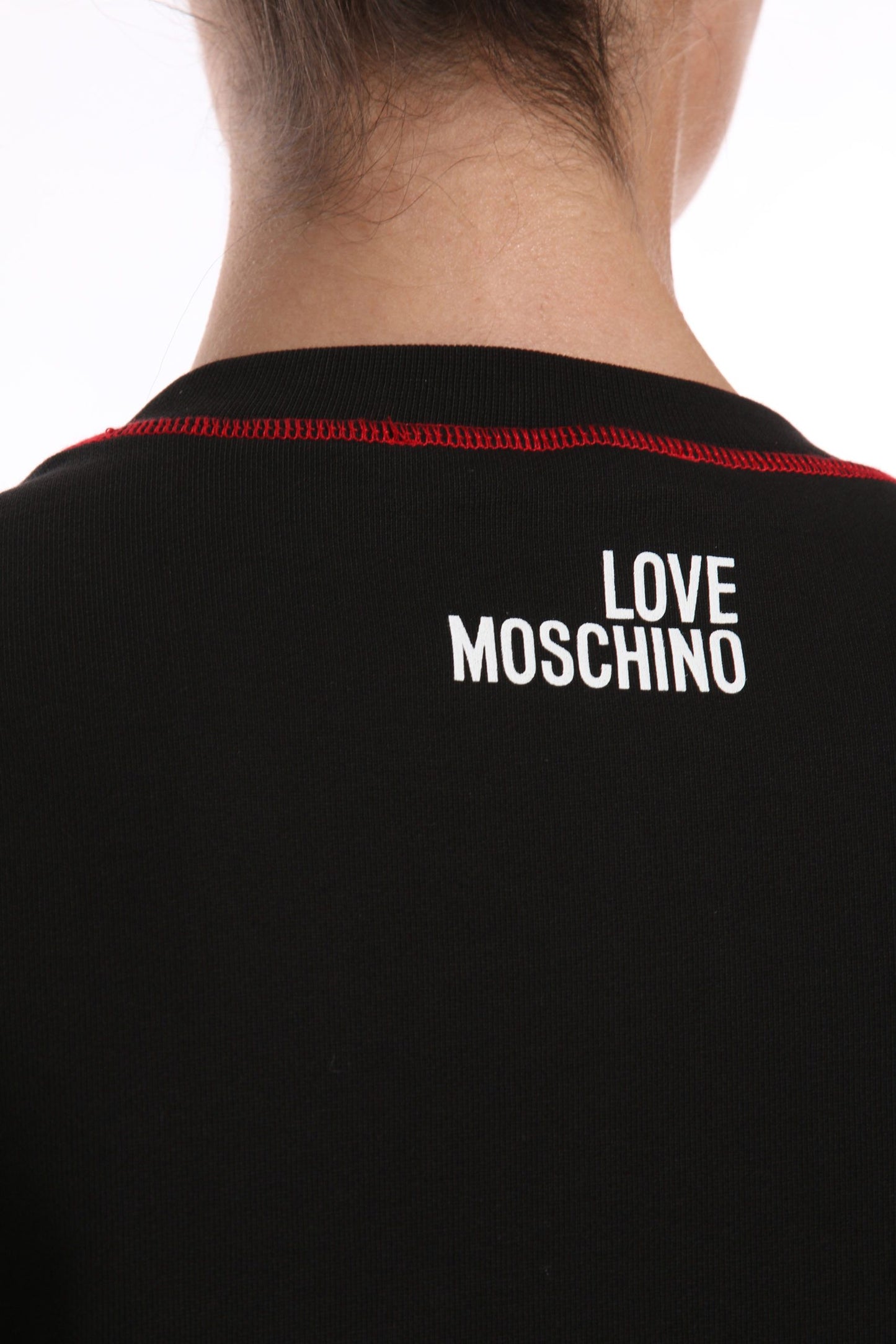 Love Moschino Black Cotton Women Sweater