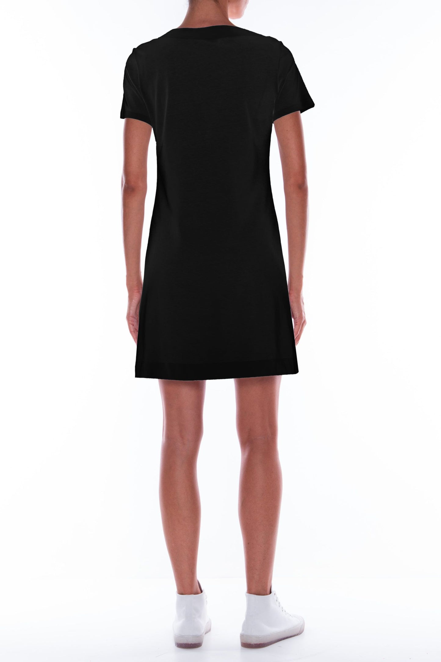 Love Moschino Black Cotton Women Dress