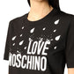 Love Moschino Black Cotton Women Dress