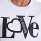 Love Moschino White Cotton Women Sweatshirt