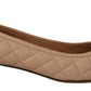 Salvatore Ferragamo Elegant Quilted Leather Pumps in Beige and Black