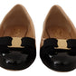 Salvatore Ferragamo Elegant Quilted Leather Flats - Chic Dual-Tone Design