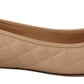 Salvatore Ferragamo Elegant Quilted Leather Flats - Chic Dual-Tone Design