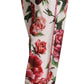 Dolce & Gabbana Elegant Floral Wide Leg Pants