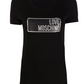 Love Moschino Black Cotton Women T-Shirt