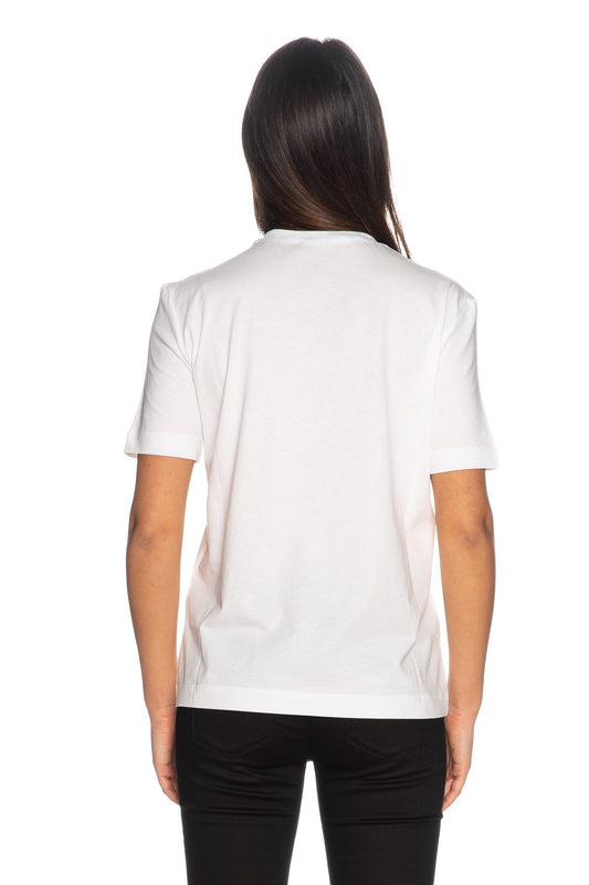 Love Moschino White Cotton Women Top