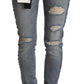 Dolce & Gabbana Elegant Slim Fit Distressed Denim Jeans