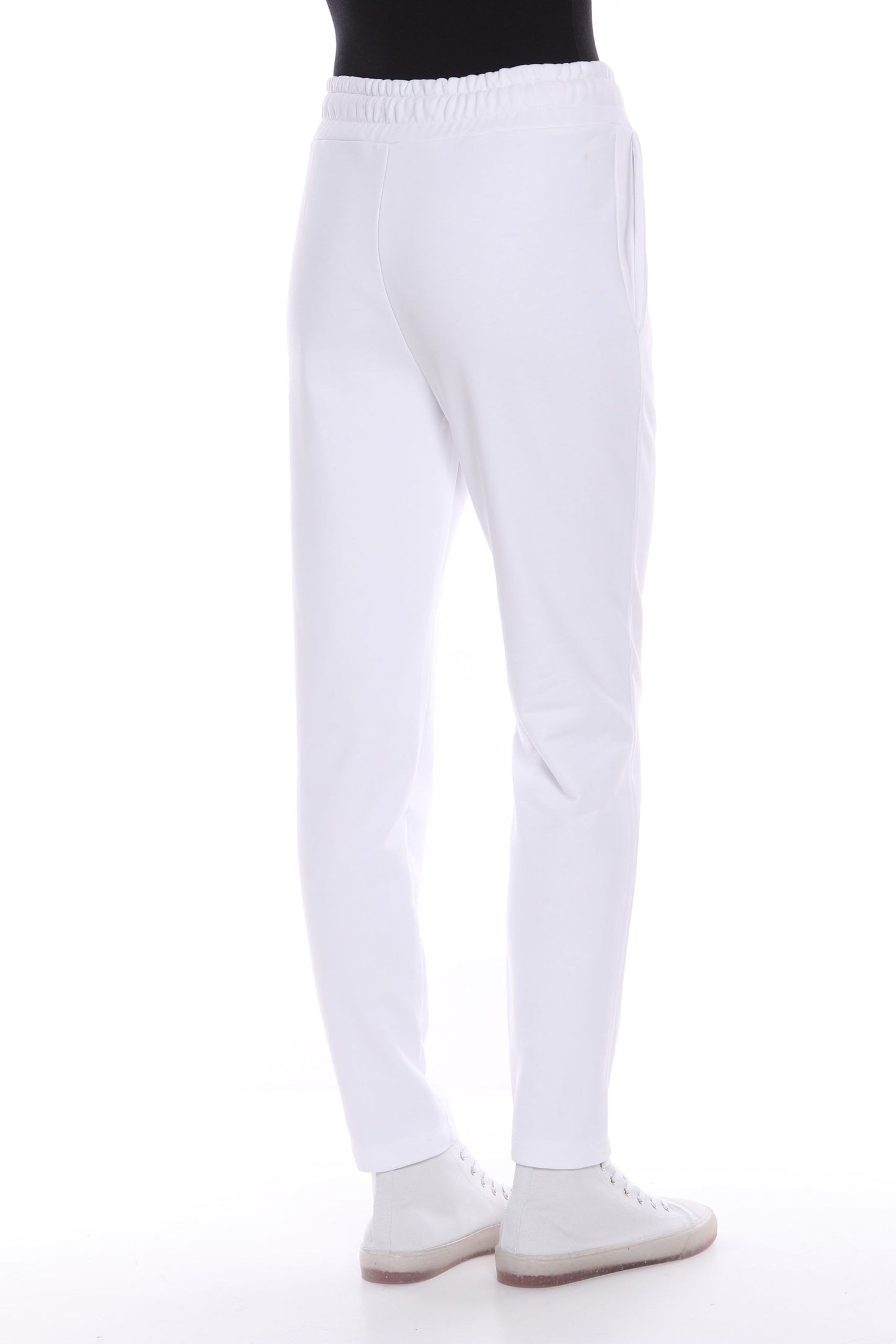 Love Moschino White Cotton Women Sweatpant