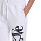 Love Moschino White Cotton Women Sweatpant