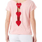 Love Moschino Pink Cotton Women T-Shirt