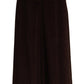 Dolce & Gabbana Chic Bordeaux High-Waisted Corduroy Pants