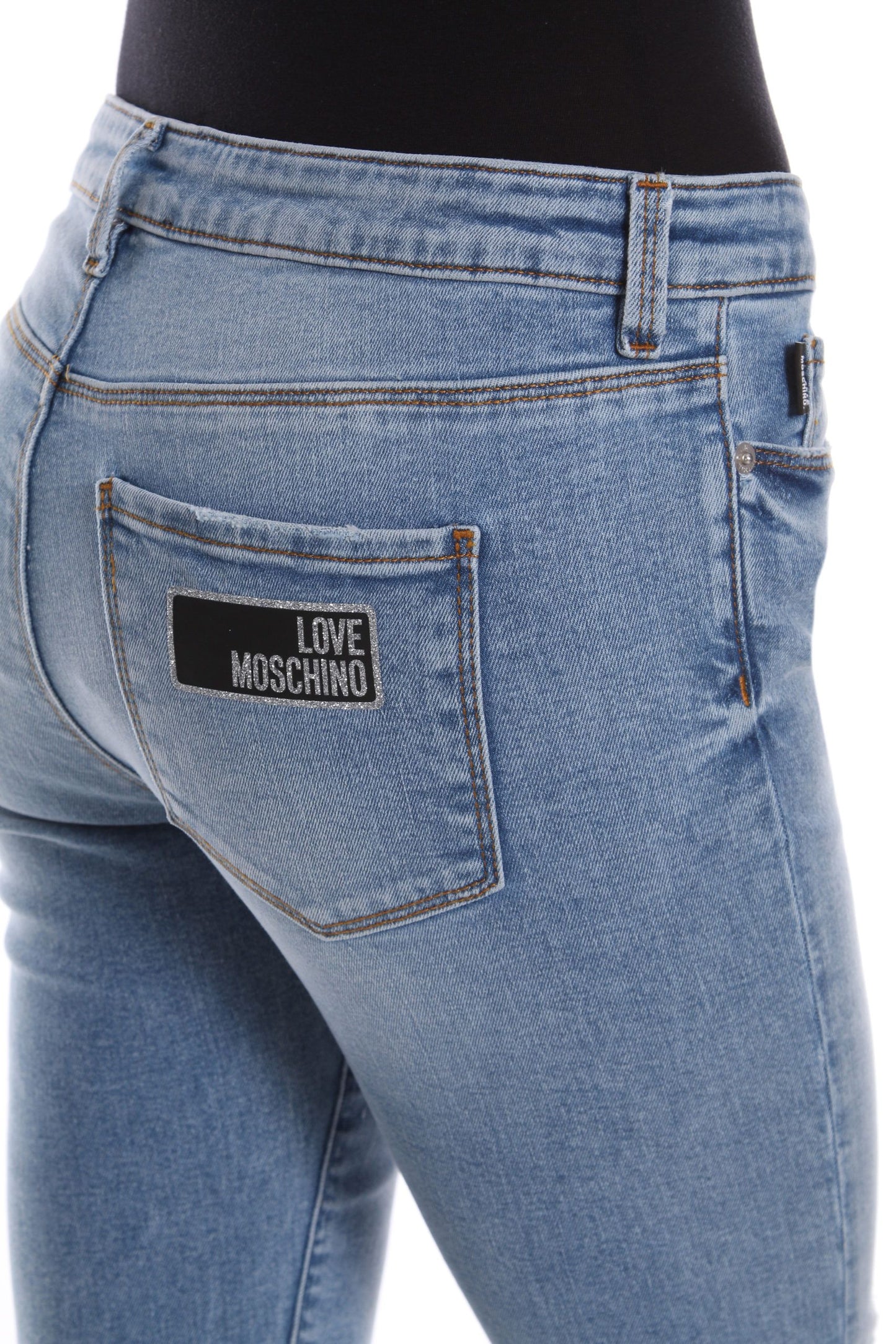 Love Moschino Blue Cotton Women Jean