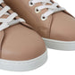 Jimmy Choo Powder Pink Nappa Leather Sneakers