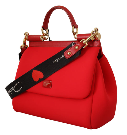 Dolce & Gabbana Radiant Red Medium Sicily Handbag