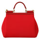 Dolce & Gabbana Radiant Red Medium Sicily Handbag