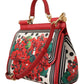 Dolce & Gabbana Sicilian Blossom Leather Shoulder Bag