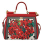 Dolce & Gabbana Sicilian Blossom Leather Shoulder Bag