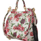 Dolce & Gabbana Floral Elegance Leather Shoulder Bag