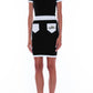 Love Moschino Black Cotton Women Dress