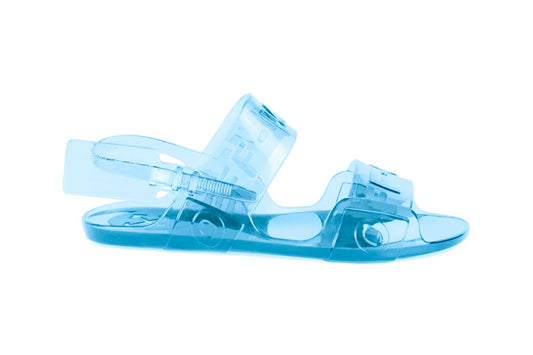 Off-White Blue Polivinyl Women Sandal