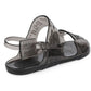 Off-White Chic Black Summer Sandals for Women