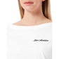 Love Moschino White Cotton Women T-Shirt