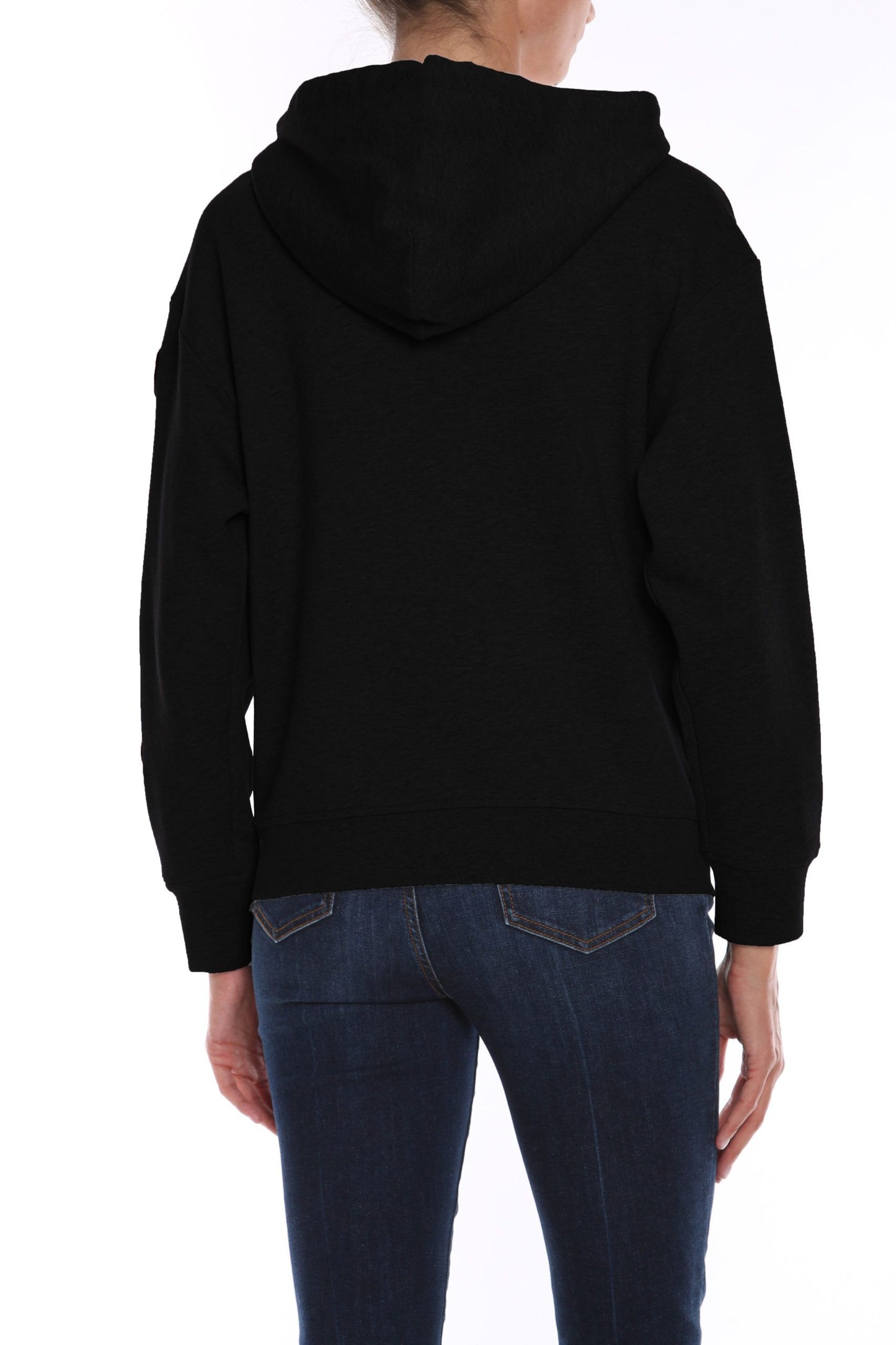 Love Moschino Black Cotton Women Sweater