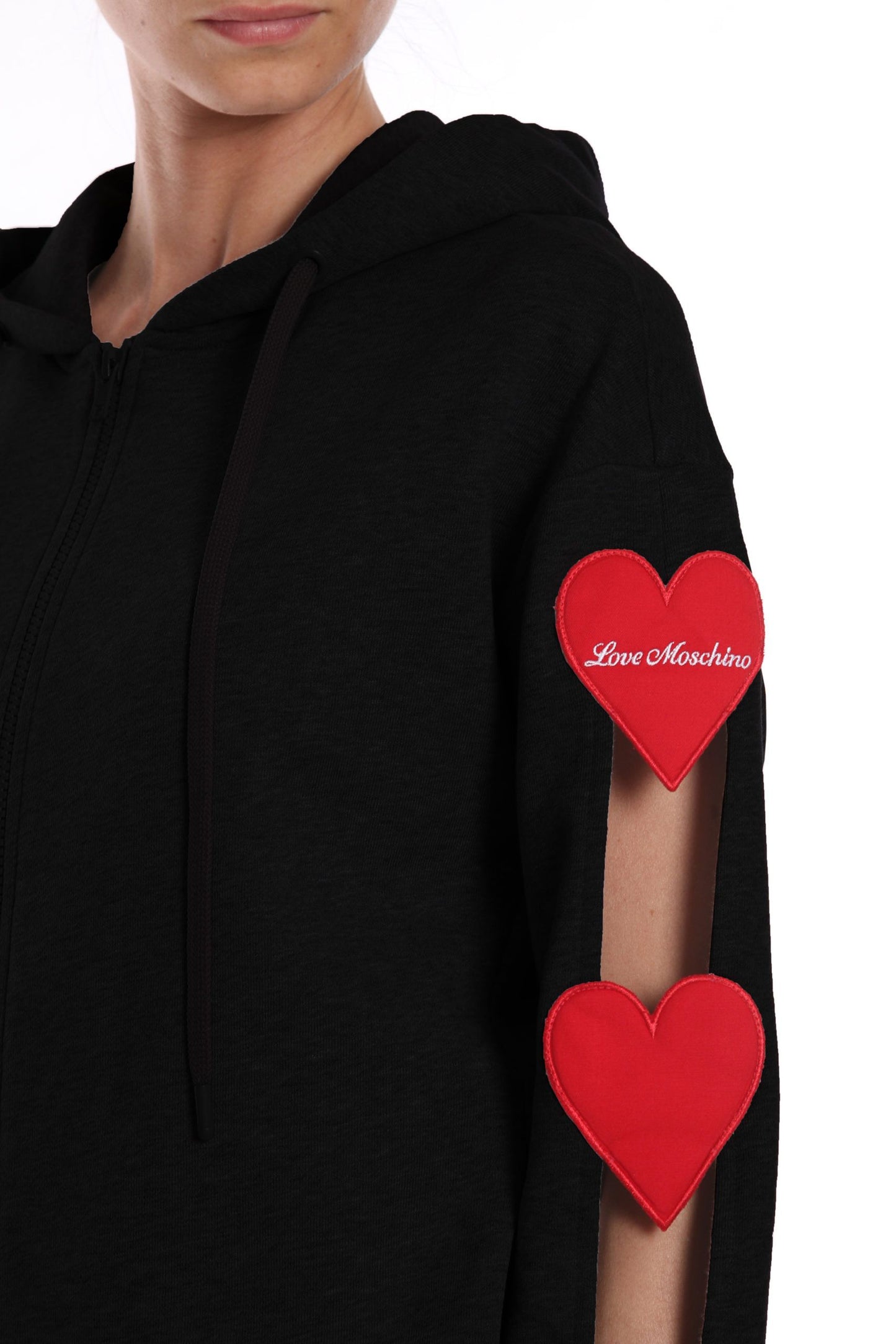 Love Moschino Black Cotton Women Sweater