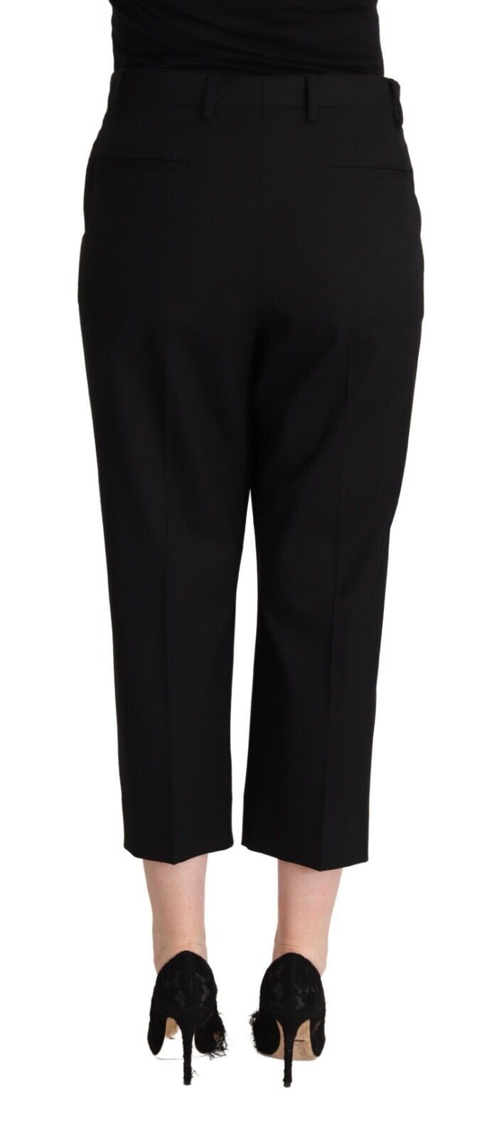 Dolce & Gabbana Elegant Mid-Waisted Cropped Pants