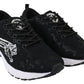 Plein Sport Elegant Black Runner Umi Sneakers