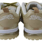 Plein Sport Exquisite Gold Polyester Sport Sneakers