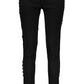 Just Cavalli Black Cotton Women Jeans